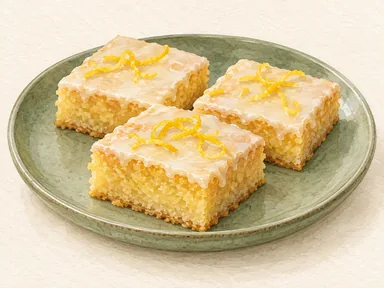 Лимонный брауни (блонди)
